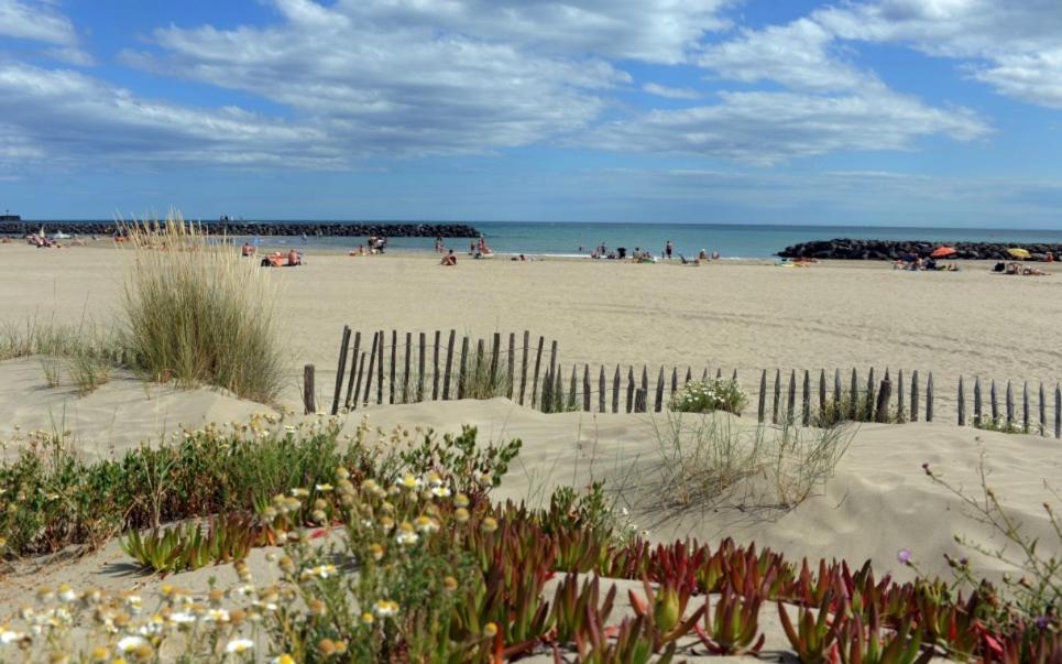 Les Maisons Sur La Plage, T2 Les Pieds Dans L'Eau Агд Экстерьер фото